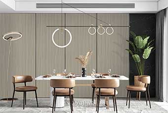 晋州轻奢风格-餐厅