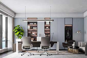 晋州轻奢风格-书房