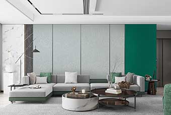 晋州轻奢风格-客厅