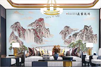 晋州森佰汇航空纤维墙咔（鸿运当头）